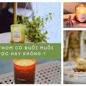 Nến thơm đuổi muỗi và cách sử dụng nến thơm tốt cho sức khỏe