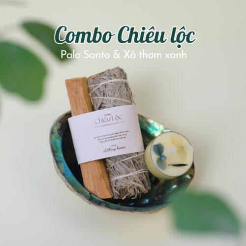 Combo Chiêu Lộc (Xô thơm xanh & Gỗ trắc xanh)