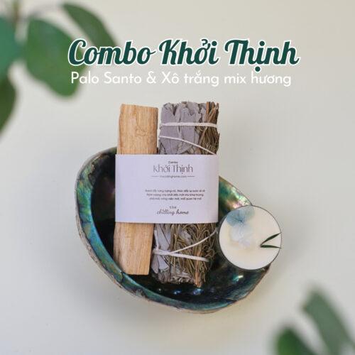 Combo Khởi Thịnh (Xô hương thảo & Gỗ trắc xanh)