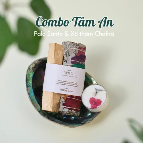 Combo Tâm An (Xô Chakra & Gỗ trắc xanh)