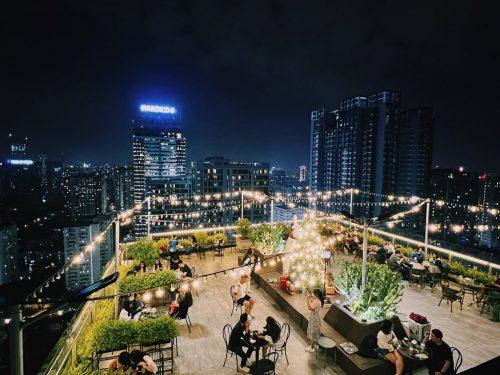 Trill Rooftop Cafe - quán cafe đẹp tại Hà Nội