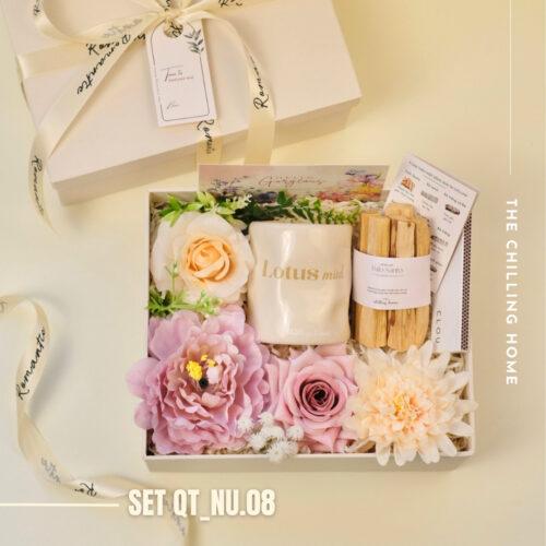 Set Quà Nến Thơm Cao Cấp Lotus Mind #QTNU08