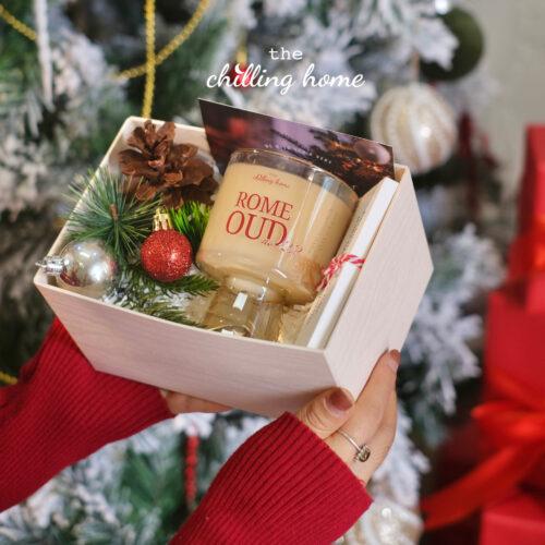 Set Quà Tặng Noel Giáng Sinh Nến Thơm Cao Cấp Rome Oud no.22 QT_CM05