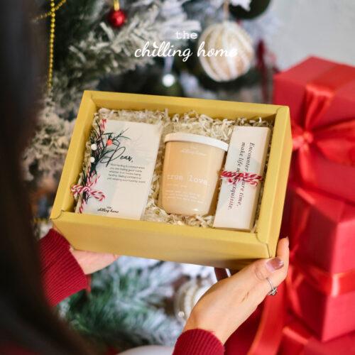 Set Quà Tặng Noel Giáng Sinh Nến Thơm Cao Cấp True Love QT_CM03